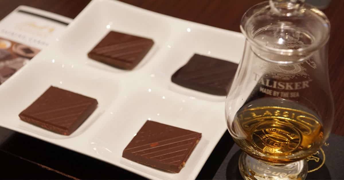 シングルモルトとチョコレートのマリアージュを体験してきました。