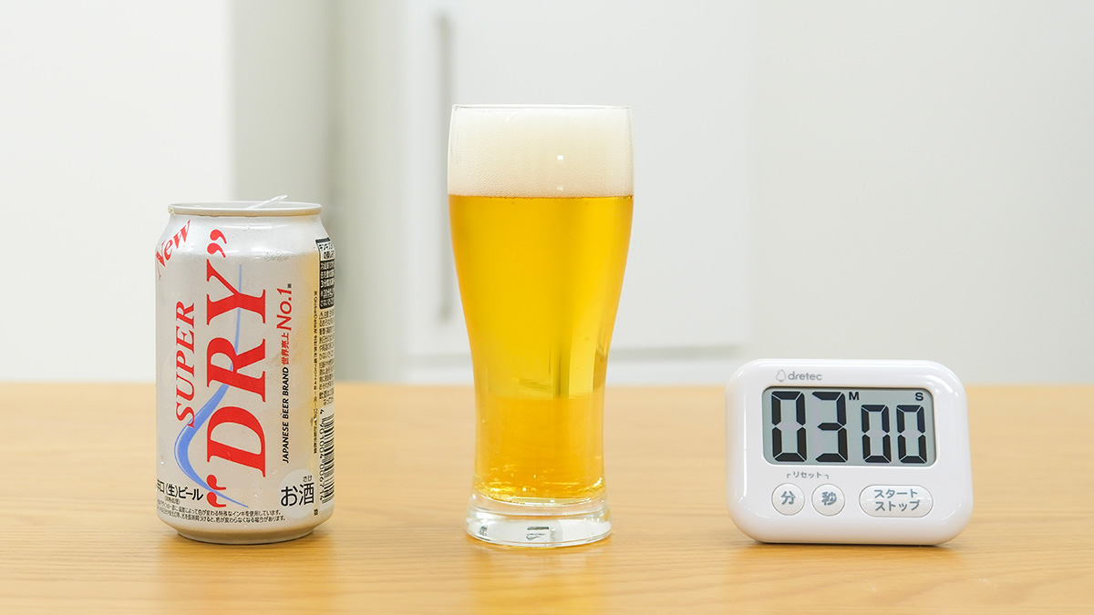 メインビジュアル：ビールを冷凍庫で冷やすなら何分？ 「3分冷凍」でキンキンのおいしさを試してみた！