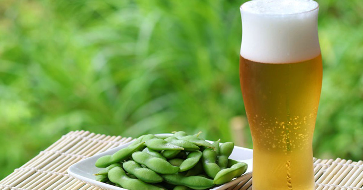 枝豆の栄養 ビールとの相性 栄養学的には 大豆との違いは イエノミスタイル 家飲みを楽しむ人の情報サイト