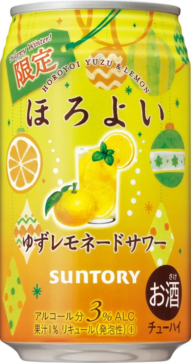 サントリー ほろよい<ゆずレモネードサワー>