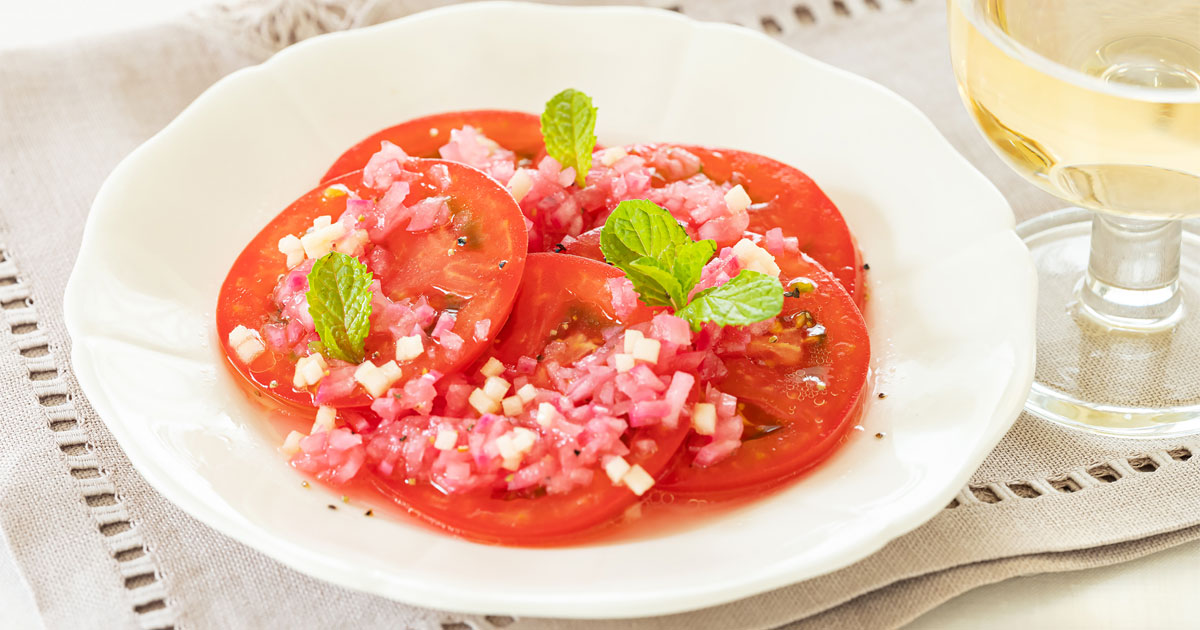 メインビジュアル：【トマトのおつまみ】ジューシーで栄養たっぷり！トマト満喫の人気レシピ8選