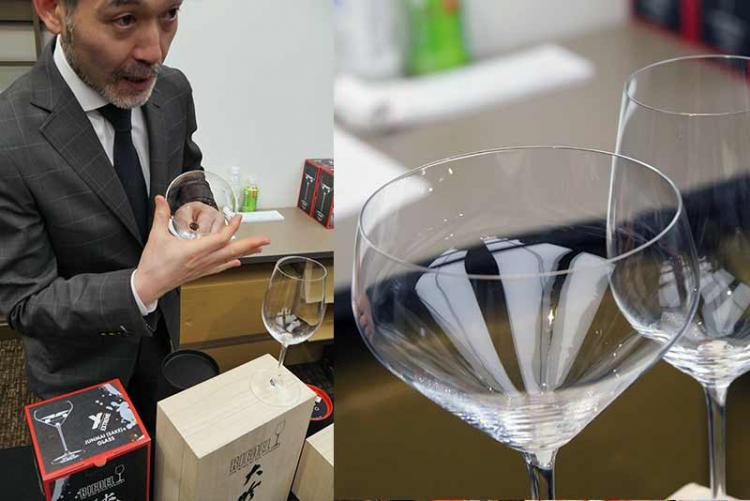 純米酒専用グラス「純米」は口径の大きいのが特徴