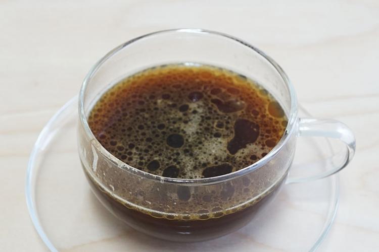 It’s completely different from well stirred butter coffee.