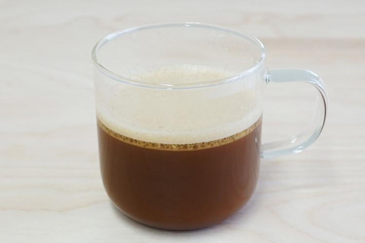 How does the home-made butter coffee taste?