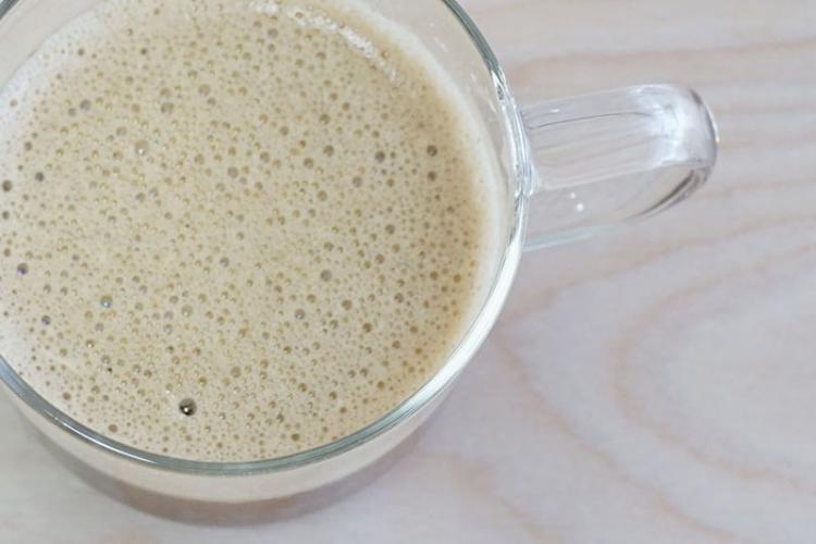When you look it from the top, it’s very bubbly and looks good.