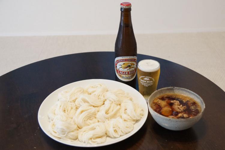 夏の夜はこれで決まり。「田舎風ソーメン」