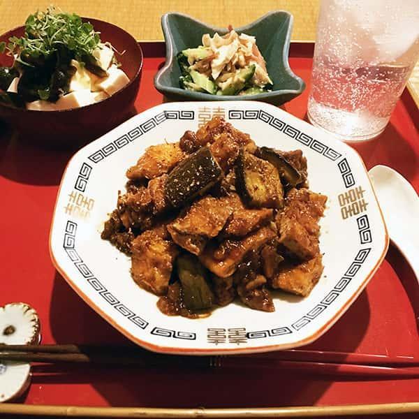 麻婆お揚げ茄子　【難易度　★★☆☆☆】