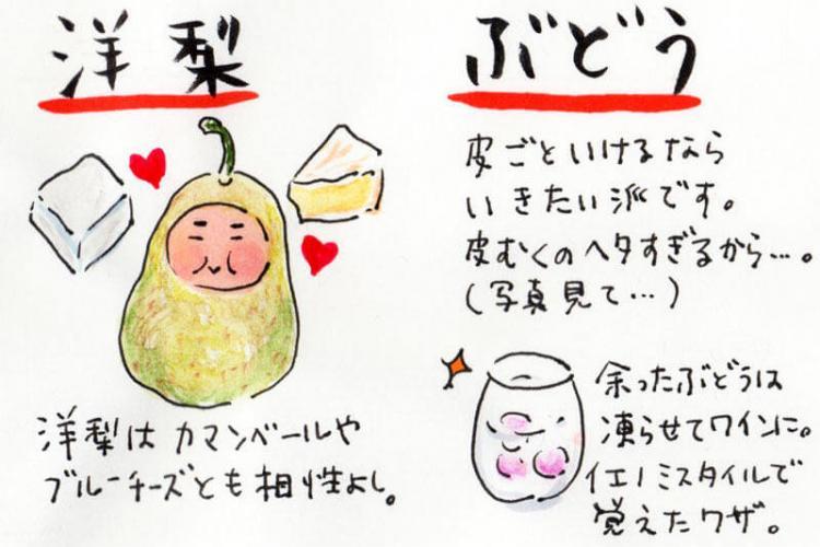 洋梨＆ぶどう