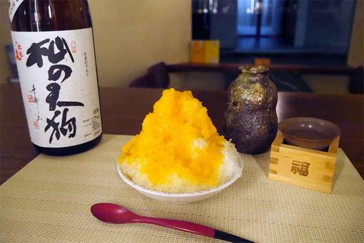 不老泉とかき氷