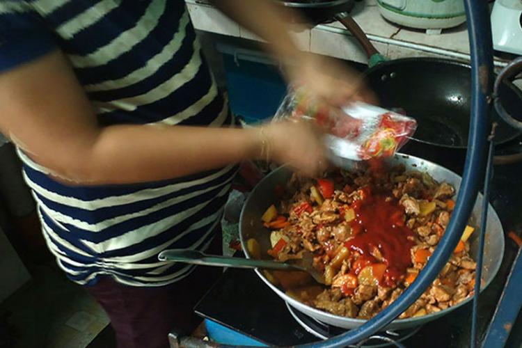 アプリターダの調理