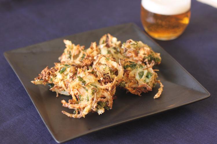 切り干し大根と玉ねぎのエスニックかき揚げ