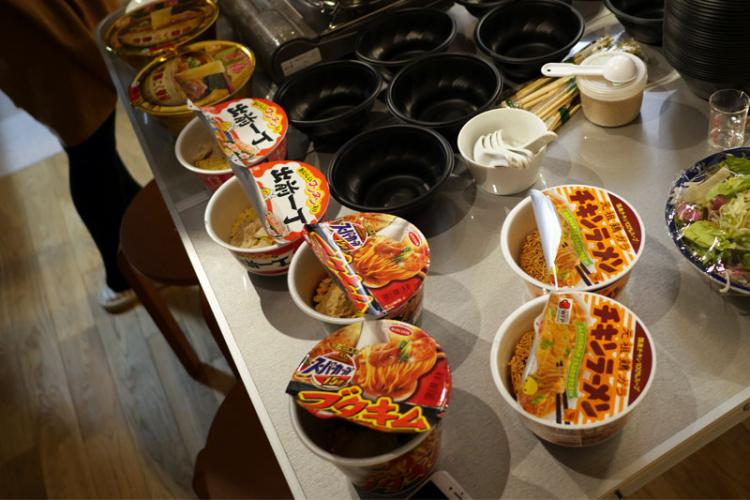 4種類のインスタントラーメンで試してみました