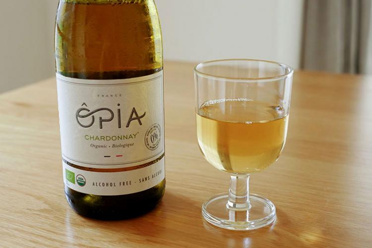 ノンアルコールワイン⑦白|オピア シャルドネ オーガニック ノンアルコール