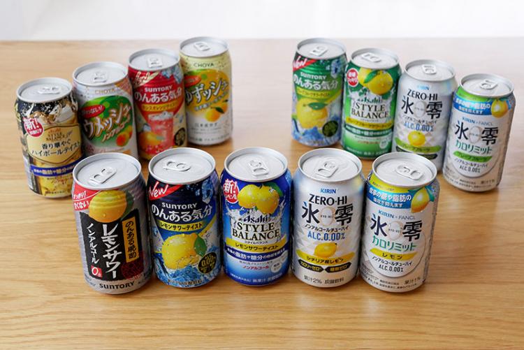 ノンアルコールチューハイ13本を飲み比べ 休肝日に選ぶならどれ イエノミスタイル 家飲みを楽しむ人の情報サイト