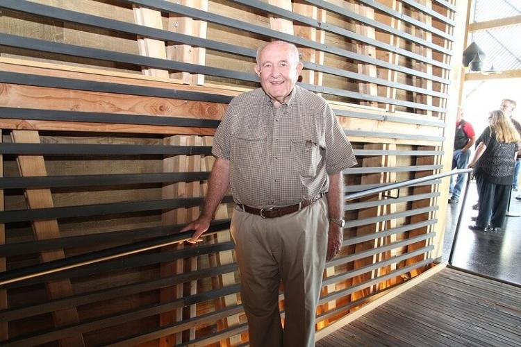 ジミー・ラッセル氏の登場に居合わせたバーボンファンは大興奮