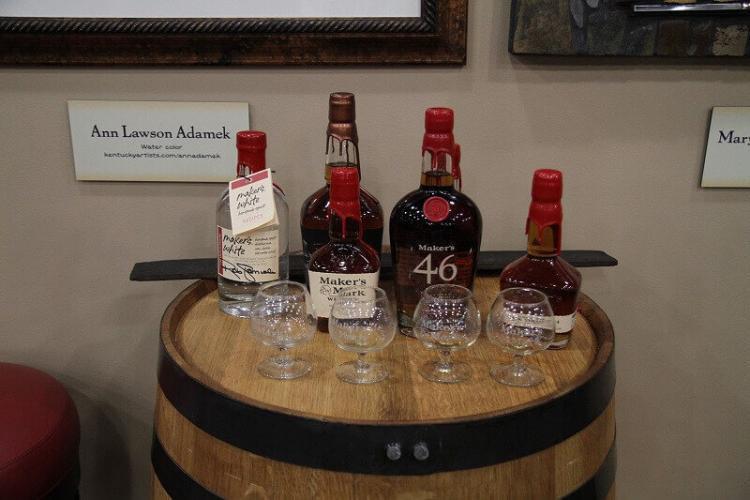 ニューメイク、『メーカーズマーク』、『メーカーズマーク46』、『メーカーズマーク・カスク・ストレングス』の４点を試飲