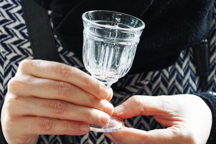 70年くらい前のリキュールグラス