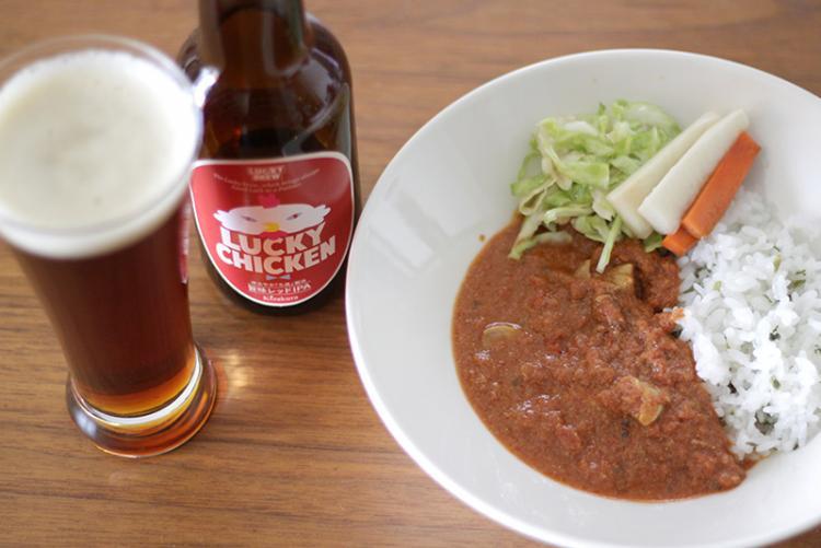 ラッキーチキンとチキンカレー