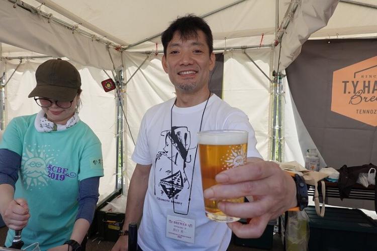 伊勢角屋麦酒のブース