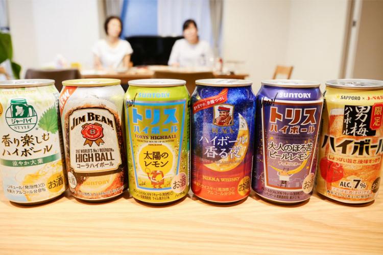 大人気のウイスキーハイボール缶を種類飲み比べてみた イエノミスタイル 家飲みを楽しむ人の情報サイト