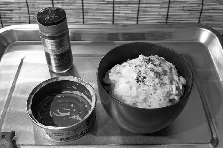 ごはん投入