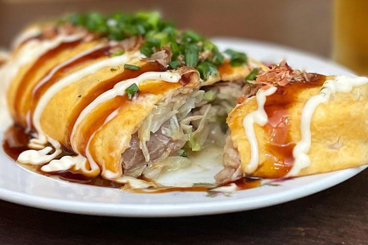 とん平焼き断面