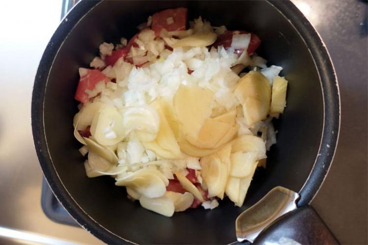 しょうがとにんにくを追加