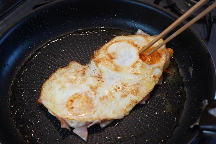 もう片面を焼く
