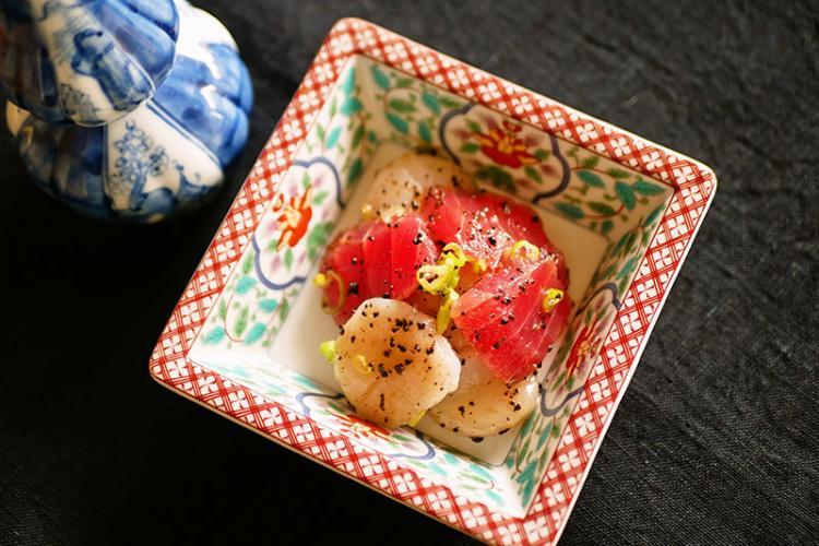 豆鼓ミックスお刺身アレンジ