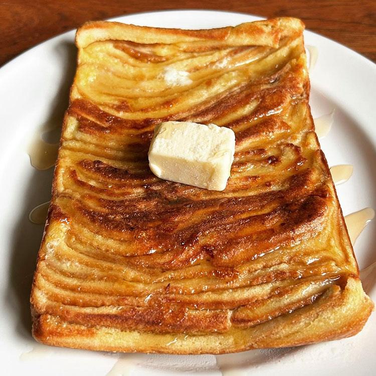 パン耳敷き詰め焼き