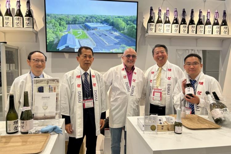 唯一の日本酒ブースは「獺祭」