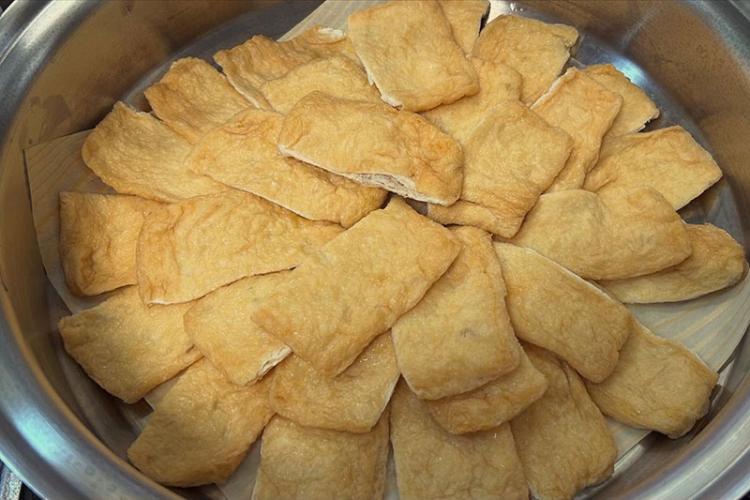 油揚げを煮る
