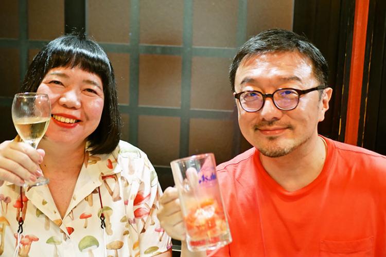 泡☆盛子さんと白央篤司さん