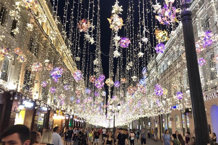 ロシア夜の風景