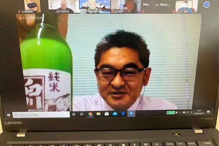 蔵元がリモートで一緒に試飲をするスタイルのリモート試飲イベント