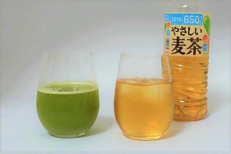 抹茶割り、麦茶割り